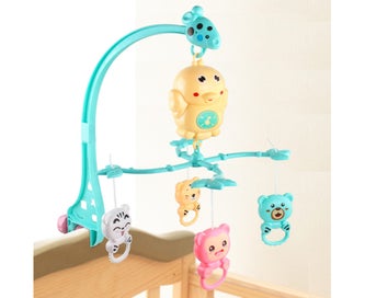 Listing 2 of 4 for Bed Bell Detachable Mesmerizing Design Plastic Music Bedside Bell for Newborn