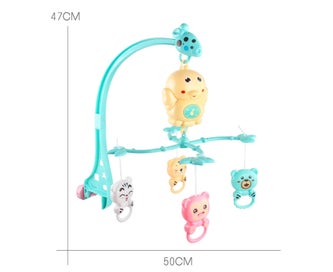 Listing 4 of 4 for Bed Bell Detachable Mesmerizing Design Plastic Music Bedside Bell for Newborn