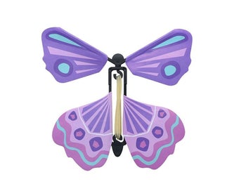 Listing 9 of 10 for 10x Magic Flying Butterfly Fun Toy Anniversary Greeting Card Birthday Wedding