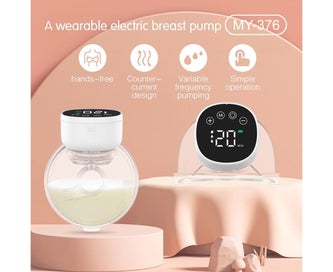 Listing 3 of 5 for 1pcs Wearable Breast Pum Hands Free Electric Breast Pump Silent Invisible Bre