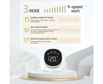Listing 5 of 5 for 1pcs Wearable Breast Pum Hands Free Electric Breast Pump Silent Invisible Bre