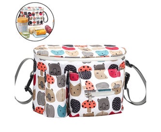 Listing 2 of 5 for Baby Stroller Organizer with Insulated Cup Holders Universal Fit