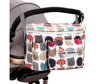Listing 3 of 5 for Baby Stroller Organizer with Insulated Cup Holders Universal Fit