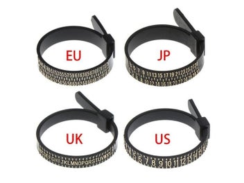 Listing 5 of 9 for Ring Sizer Measure Finger Coil Ring Sizing Tool UK/US/EU/JP Size Measurements