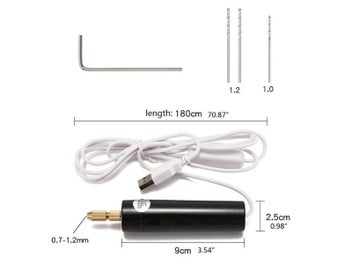 Listing 4 of 8 for Mini Electric Drill Handheld Drill Bits Kit Epoxy Resin Jewelry Making Wood