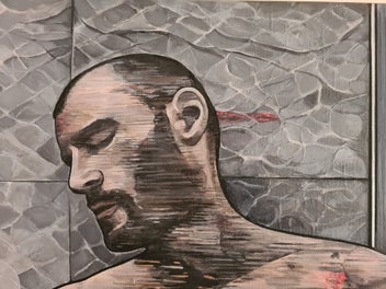 Listing 7 of 14 for Original Mixed Media Painting: PIETÀ