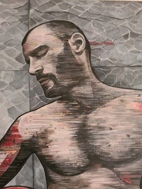 Listing 12 of 14 for Original Mixed Media Painting: PIETÀ