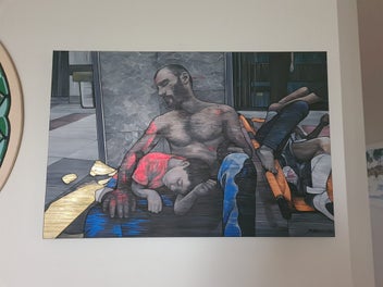 Listing 11 of 14 for Original Mixed Media Painting: PIETÀ