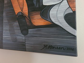 Listing 10 of 14 for Original Mixed Media Painting: PIETÀ