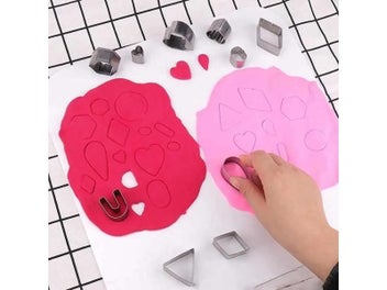 Listing 6 of 9 for Polymer Clay Earrings Cutters Stainless Steel Geometry Die Baking Mould