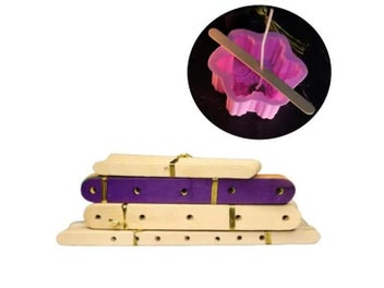 Listing 3 of 9 for 20pcs Wooden Candle Wick Holders Scented Candle Maker DIY Candle Wick Centering