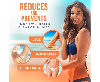 Listing 2 of 5 for Exfoliating Brush, Body Brush, Ingrown Hair and Razor Bump Treatment