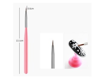 Listing 6 of 8 for 15pcs Pottery Brush Tools Dotting Pattern Dot Pens Brush Acrylic Pen Rocks