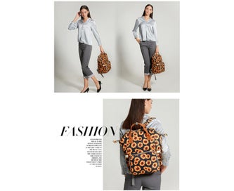 Listing 2 of 8 for Baby Diaper Backpack Large Capacity Baby Bags for Fashion Mommy Maternity Nap