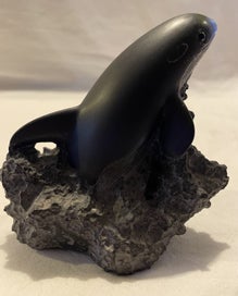 Listing 2 of 16 for ORCA Black Marble Figurine by Foot’s Artwork Australia
