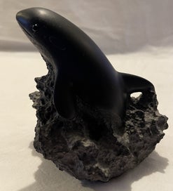 Listing 5 of 16 for ORCA Black Marble Figurine by Foot’s Artwork Australia