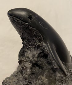 Listing 8 of 16 for ORCA Black Marble Figurine by Foot’s Artwork Australia