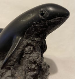 Listing 9 of 16 for ORCA Black Marble Figurine by Foot’s Artwork Australia