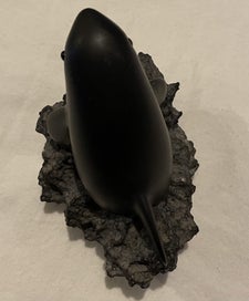 Listing 12 of 16 for ORCA Black Marble Figurine by Foot’s Artwork Australia
