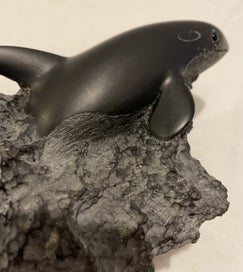 Listing 14 of 16 for ORCA Black Marble Figurine by Foot’s Artwork Australia