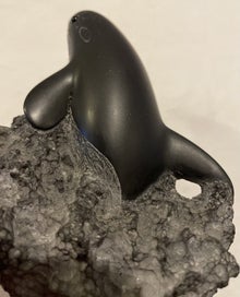 Listing 15 of 16 for ORCA Black Marble Figurine by Foot’s Artwork Australia