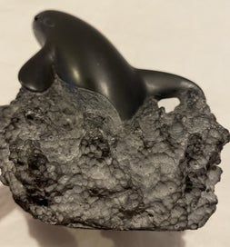 Listing 16 of 16 for ORCA Black Marble Figurine by Foot’s Artwork Australia