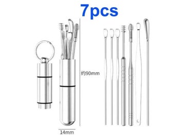 Listing 3 of 8 for Various Ear Wax Remover Ear Cleaning Kit Ear Pick Earpick Ear Cleaner Spoon