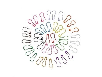 Listing 6 of 9 for Mix Color Gourd Shape Safety Pins Metal Clips Gourd Pins Knitting Cross Stitch