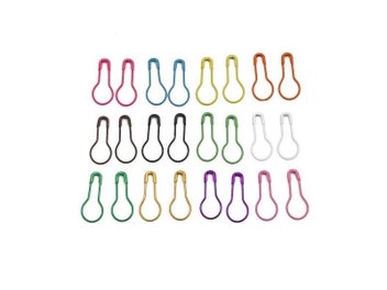 Listing 7 of 9 for Mix Color Gourd Shape Safety Pins Metal Clips Gourd Pins Knitting Cross Stitch