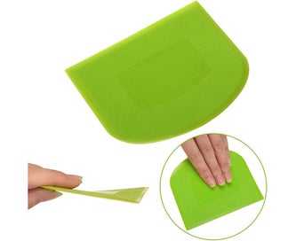 Listing 5 of 5 for 2 Piece Dough Scraper Bowl Scraper Bread Cream Cake Pizza Cutter Bench Scrape