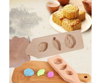 Listing 2 of 5 for Moon Cake Mold / Pastry Cake Printing Pasta Pastry Green Beans Pie Mold Kitch