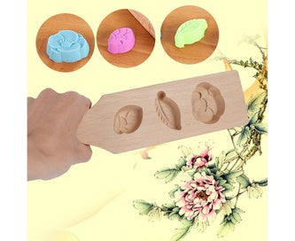 Listing 4 of 5 for Moon Cake Mold / Pastry Cake Printing Pasta Pastry Green Beans Pie Mold Kitch