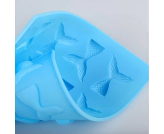 Listing 4 of 6 for Mermaid Tail Silicone Cake Mold Jelly Cookies Chocolate Baking Mould Ice Cube