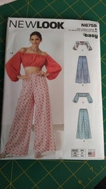 Listing 1 of 2 for New Look 6758 Pants and cropped top