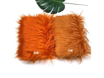 Listing 7 of 9 for 25x45cm 8cm Pile Faux Fur Fabric For Patchwork Sewing Material Doll Toy Beard
