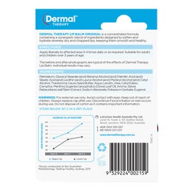 Listing 2 of 2 for Dermal Therapy Lip Balm Original Tub 10g