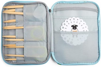 Listing 12 of 16 for Knitting Needles Storage Bag Crochet Supplies with Case