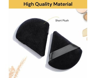 Listing 4 of 8 for 10Pcs Cosmetic Puff Triangle Sponge Powder Puffs Make Up Tool Cotton MINI Mak