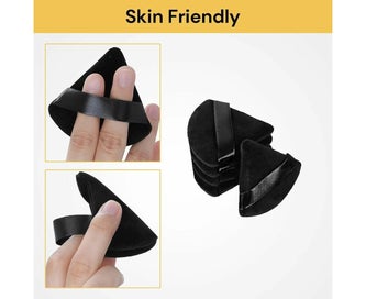 Listing 7 of 8 for 10Pcs Cosmetic Puff Triangle Sponge Powder Puffs Make Up Tool Cotton MINI Mak