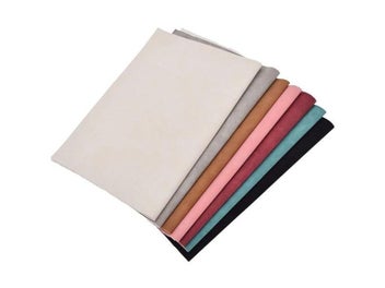Listing 5 of 9 for 21x29cm A4 Faux Suede PU Leather Fabric For Garment Waterproof Synthetic