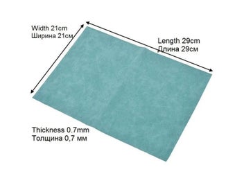 Listing 6 of 9 for 21x29cm A4 Faux Suede PU Leather Fabric For Garment Waterproof Synthetic