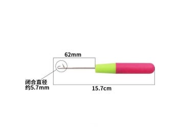 Listing 4 of 7 for 2Pcs Latch Hook Crochet Needle Dreadlocks Knitt Hair Crochet Needle Hook Hair