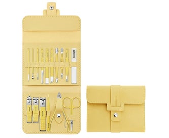 Listing 1 of 5 for 16 pcs Nail KitL¬ Nail Clippers, Foot Spa, Foot Scrubber, Pedicure Kit, Foot B