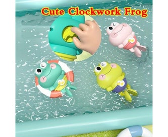 Listing 2 of 5 for 1pc Cute Wind-Up Animal Frog Water Spray Toy, 12.5cm Plastic Bath Toy with Wa