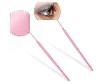 Listing 1 of 7 for 2 Pieces Lash Mirror, Mirror for Eyelash, Large Square Mirror Stainless Steel