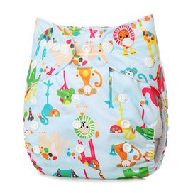 Listing 2 of 3 for 2Pcs Baby Reusable Washable Modern Cloth Nappies -Style 3
