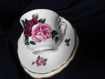Listing 1 of 13 for Queen Anne 3pc teacup set lottbox 7