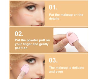 Listing 4 of 5 for 35 Pcs Mini Makeup Puff,Suitable For Foundation, Concealer, Eye Shadow,Beauty