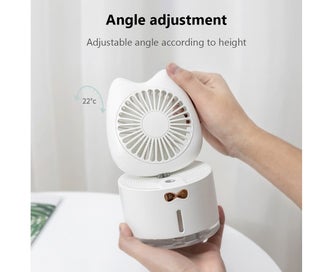 Listing 8 of 8 for 300ml Cat USB Rechargeable Air Humidifier Mist Spray LED Light Desk Cooling-P