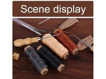 Listing 6 of 9 for IMZAY Leather Sewing Kit With Waxed Thread Large Eye Leather Sewing Stitching